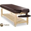 Pevné masážne lehátko Fabulo SPA Lux V1 Set Farba: čokoládová 192*76 cm | 30 kg | 3 farby