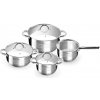 Perfect Home nerezové hrnce so sklenenými pokrievkami INOX 14724