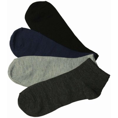 Lacné pánske ponožky bavlna GM-404B 3 páry viacfarebná
