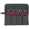 Knipex 00 19 57 v01 sada klieští na poistné krúžky 4-dielny obsah