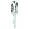 Olivia Garden Finger Brush kefa na vlasy masážna 6-radová stredná mint