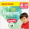 PAMPERS Nohavičky plienkové Harmonie Pants veľ. 4 (74 ks) 9-15 kg