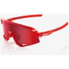 MTB brýle 100% SLENDALE Campari Translucent Red - HiPER Fire Red Mirror Lens