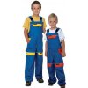 Ardon detské monterkové nohavice Cool Trend Kids modro-žlté Varianta modro-žltá