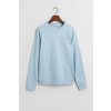 MIKINA GANT SHIELD COTTON SLUB C-NECK CALMING BLUE
