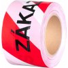Strend Pro 80 mm x 250 m výstražná červeno-biela ZÁKAZ VSTUPU