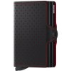 Secrid Twinwallet Perforated Black Red čierna