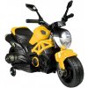 LEAN CARS GTM1188 Motocykel poháňaný batériou žltý