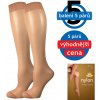 Lady B Nylon 20 Den Silónové podkolienky - 5 párov BM000000615800100110 golden UNI