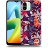 Picasee silikónový čierny obal pre Xiaomi Redmi A2 - Purple Leaf