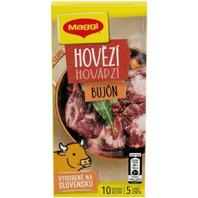 Maggi Hovädzí bujón v kocke 5 l 10 x 10 g