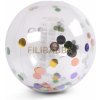 Filibabba Nafukovací míč Alfie Rainbow Confetti