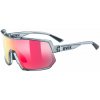 Cyklistické okuliare Uvex Sportstyle 235 - smoke transparent/mirror red