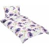 Bellatex obliečky bavlna 90 / 735 fialový květ 140x200 70x90