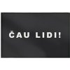 GDmats, POSLEDNÁ ŠANCA: Rohožka Čau lidi 40x60 cm - na von aj na doma, 40x60, šedá