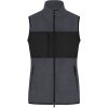 James & Nicholson Vesta JN 1309, fleecová, dámská COT02130982803-carbon/blac L Šedá/černá