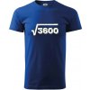 Narodeniny odmocniny 60 - Klasické pánske tričko vyššej gramáže - 4XL ( Kráľovská modrá )