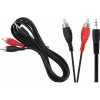 Kábel 2RCA-JACK 3,5st 2,5m EN34