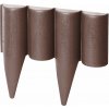 GARDENPLAST PALGARDEN 12,5 cm x 2,5 m hnedá 10 ks záhradná palisáda