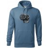 Haliere pre šesťdesiatnika - Mikina pánska Cape s kapucňou - 2XL ( Denim )