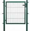 Jednokrídlová bránka Comfort pre plot zo zváraného pletiva zelená 80 x 100 cm