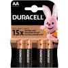Batéria jednorázová alkalická, tužková, AA, 1.5V, Duracell, blister, 4-pack, MN1500