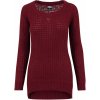 Urban Classics Ladies Long Wideneck sweater burgundy
