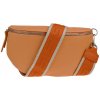 NovaKabelka.sk Reni Grande Arancio s prídavným popruhom IV kožená talianska crossbody kabelka oranžová
