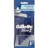 Gillette Blue II pánske jednorazové holiace strojčeky 5 ks