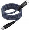 Choetech PD100W USB-C to USB-C 1 M Magnet Nylon Cable-blue XCC-1081- BE