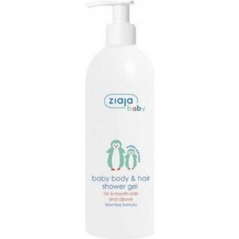 Ziaja Umývací gél na telo a vlasy pre deti Tučniak Baby Body & Hair Shower Gel 400 ml