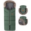 PETITE&MARS Set zimný fusak Arctic 4v1 + rukavice na kočík Furry Veritable Khaki