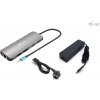 i-Tec USB-C Metal Nano 2x Display Docking Station with PD 100 W + Charger 100W C31NANOHDM2D100