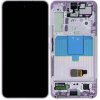 Samsung Galaxy S22 5G (SM-S901B) LCD displej + dotyková plocha + rám Bora Purple - originál GH82-27520G, GH82-27521G