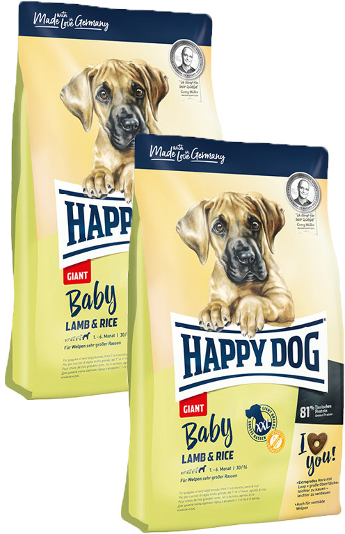 Happy Dog Supreme Baby Giant Lamb & Rice 2 x 15 kg od 124,99 € - Heureka.sk