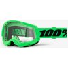 MX Okuliare 100% STRATA 2 Neon Green - Clear lens