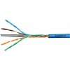 Schrack HSEKU423P4 U/UTP Cat.6 4x2xAWG24 300 MHz, PVC, Eca, 305m, modrý