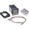 Regulátor teploty / radič REX C100 + SSR 10DA + K termočlánok