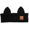 Čelenka Cat s úškami pre deti Hand Made - čierna, 1-3 rokov 104/128 (4-8l)