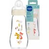 MAM Sklenená dojčenská fľaša proti kolike Feel Good 260 ml cumlík 2m+