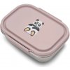 CARL OSCAR STEELish LunchBox™ obedový nerezový box PANDA bledoružová