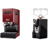 Gaggia New Classic E24, red + Eureka Mignon Perfetto, CR black