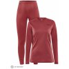 Craft CORE Warm Baselayer dámsky set, červená S