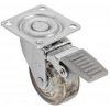 GTV Nábytkové kolečko A hnědé 50 mm s brzdou