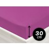 Jersey napínacie prestieradlo na vysoký matrac JR-009 Orgovánové 90 x 220 - výška 30 cm