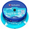 CD R disk, Jewelcase, AZO, 700MB, 52x, 25 ks, cake box, VERBATIM DataLife Plus