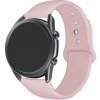 eses Základný silikónový náhradný remienok pre smart hodinky 22 mm Farba: pieskovo ružová