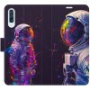 Flipové puzdro iSaprio - Neon Astronaut 02 - Samsung Galaxy A50