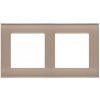 CB Elektro Rámček 2-násobný Nature matné sklo/béžová SIMON55 (Simon)