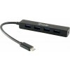 Equip USB-Hub 4 porty USB-C® (USB 3.1) MultiPort húb čierna; 128954